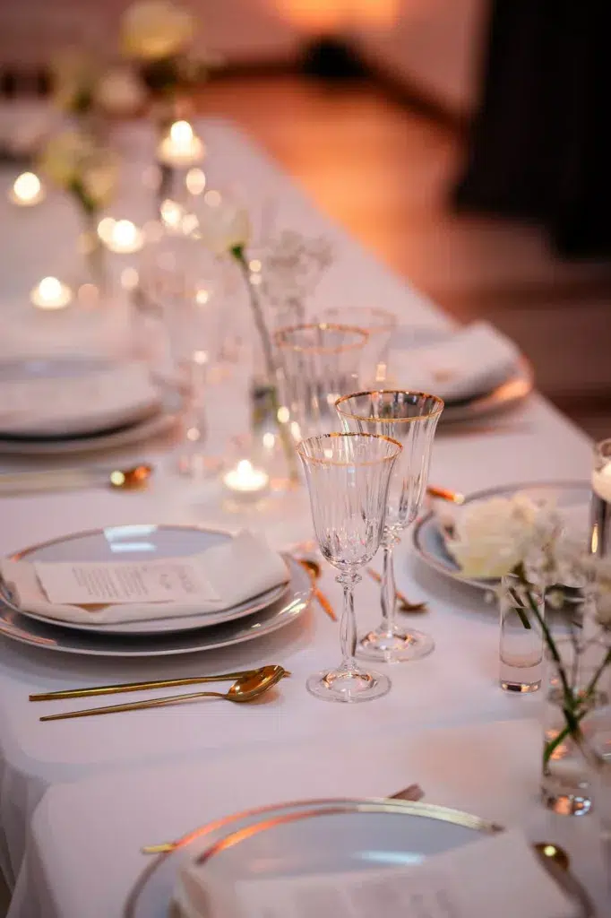 la vaisselle de votre mariage