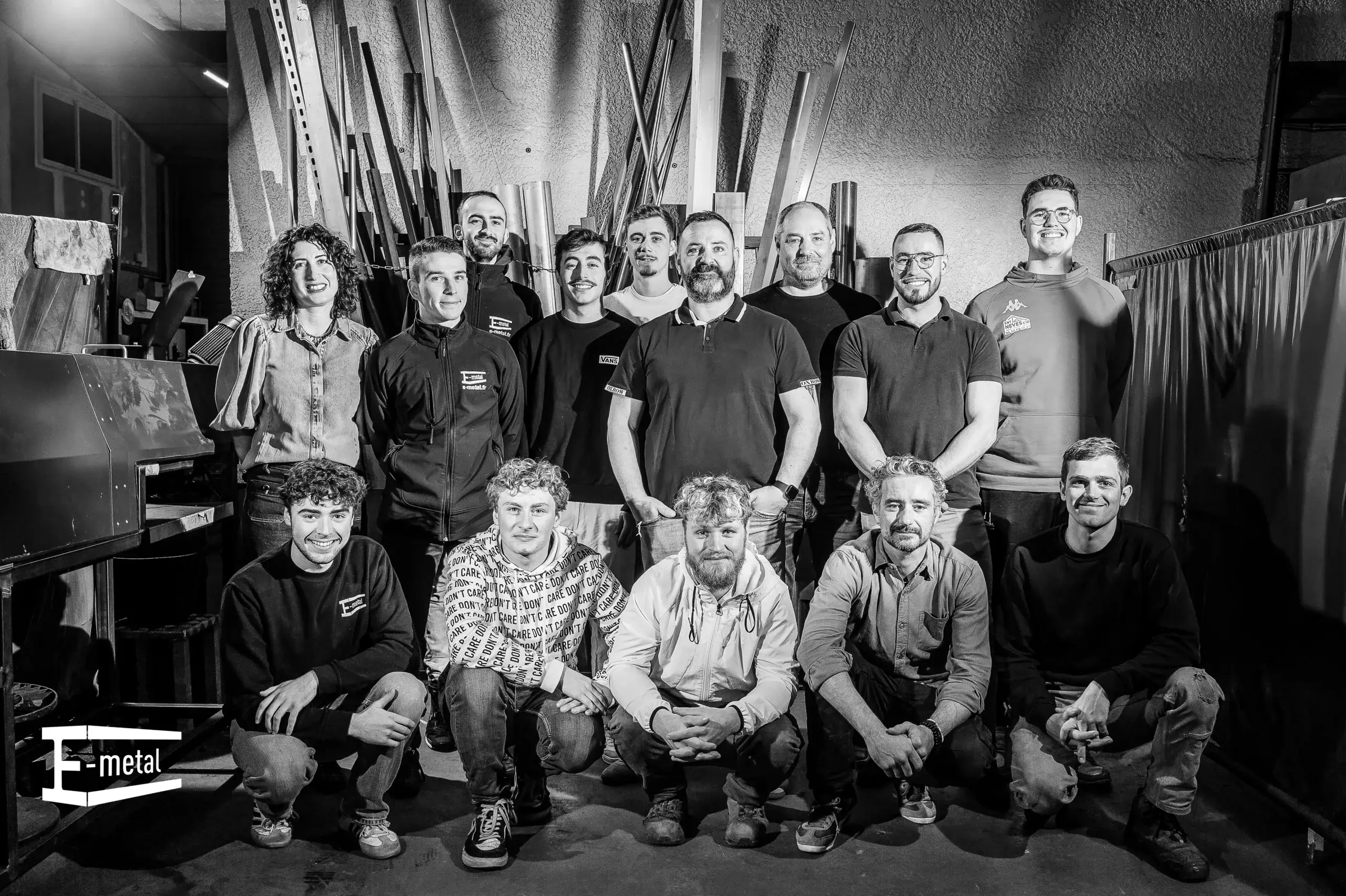 Team E-Metal Le Haillan, photo de groupe corporate