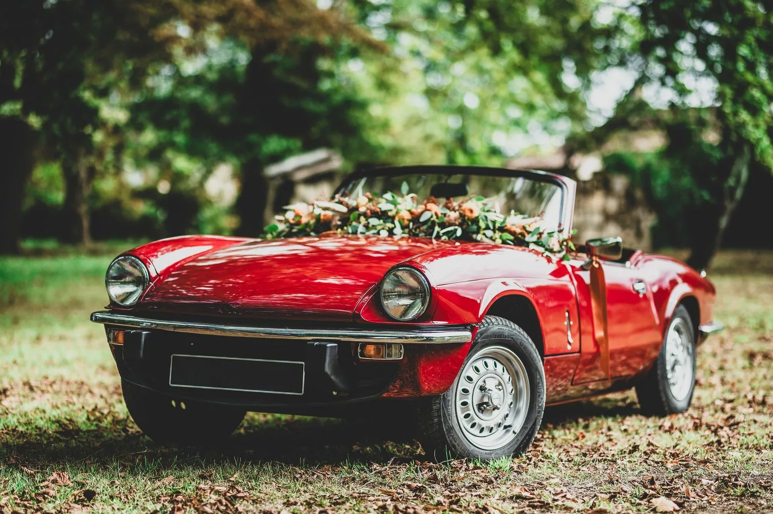 le joli coupé cabriolet vintage des mariés