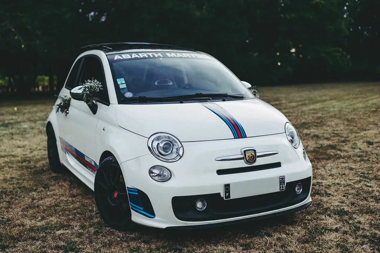 fiat 500 abarth pour les mariés